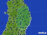 岩手県のアメダス実況(日照時間)(2023年09月25日)