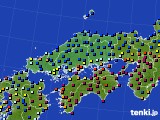 2023年09月26日の中国地方のアメダス(日照時間)