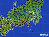 関東・甲信地方のアメダス実況(日照時間)(2023年09月27日)