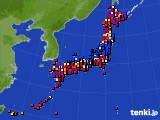 2023年09月27日のアメダス(日照時間)