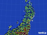 東北地方のアメダス実況(日照時間)(2023年09月28日)