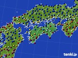 四国地方のアメダス実況(日照時間)(2023年09月28日)