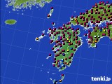 2023年09月29日の九州地方のアメダス(日照時間)