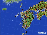 九州地方のアメダス実況(気温)(2023年09月29日)