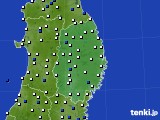 2023年09月29日の岩手県のアメダス(風向・風速)