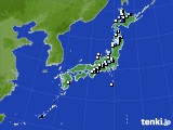 アメダス実況(降水量)(2023年10月01日)