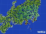 関東・甲信地方のアメダス実況(日照時間)(2023年10月01日)