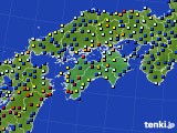 2023年10月01日の四国地方のアメダス(日照時間)