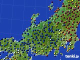北陸地方のアメダス実況(日照時間)(2023年10月03日)