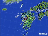 九州地方のアメダス実況(日照時間)(2023年10月03日)