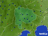 山梨県のアメダス実況(日照時間)(2023年10月03日)