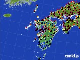 九州地方のアメダス実況(日照時間)(2023年10月04日)
