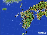 九州地方のアメダス実況(気温)(2023年10月04日)