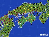 2023年10月05日の四国地方のアメダス(日照時間)