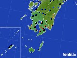 鹿児島県のアメダス実況(日照時間)(2023年10月05日)