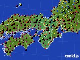 近畿地方のアメダス実況(日照時間)(2023年10月06日)