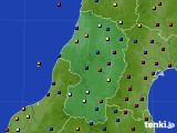 2023年10月06日の山形県のアメダス(日照時間)