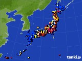 アメダス実況(日照時間)(2023年10月07日)