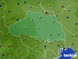埼玉県のアメダス実況(日照時間)(2023年10月10日)