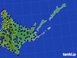 2023年10月10日の道東のアメダス(日照時間)