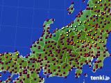 北陸地方のアメダス実況(日照時間)(2023年10月13日)