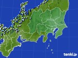 関東・甲信地方のアメダス実況(降水量)(2023年10月20日)