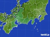 東海地方のアメダス実況(降水量)(2023年10月20日)