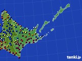 2023年10月23日の道東のアメダス(日照時間)