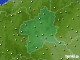 群馬県のアメダス実況(気温)(2023年10月23日)