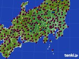 関東・甲信地方のアメダス実況(日照時間)(2023年10月26日)