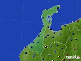 石川県のアメダス実況(日照時間)(2023年10月27日)