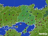 兵庫県のアメダス実況(日照時間)(2023年10月28日)
