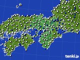 近畿地方のアメダス実況(風向・風速)(2023年10月29日)