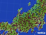 北陸地方のアメダス実況(日照時間)(2023年10月30日)