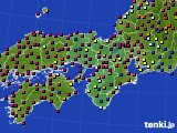 近畿地方のアメダス実況(日照時間)(2023年10月31日)
