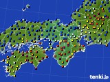 2023年11月04日の近畿地方のアメダス(日照時間)