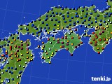 2023年11月04日の四国地方のアメダス(日照時間)