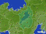 滋賀県のアメダス実況(気温)(2023年11月04日)