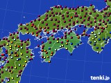 四国地方のアメダス実況(日照時間)(2023年11月05日)