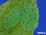 福島県のアメダス実況(日照時間)(2023年11月05日)