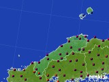 島根県のアメダス実況(日照時間)(2023年11月05日)