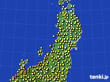 東北地方のアメダス実況(気温)(2023年11月06日)