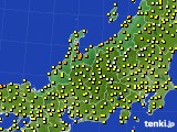 北陸地方のアメダス実況(気温)(2023年11月06日)