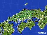 中国地方のアメダス実況(気温)(2023年11月06日)