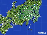 関東・甲信地方のアメダス実況(風向・風速)(2023年11月06日)