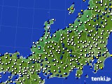 2023年11月07日の北陸地方のアメダス(風向・風速)