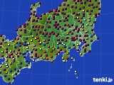 関東・甲信地方のアメダス実況(日照時間)(2023年11月09日)