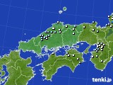 中国地方のアメダス実況(降水量)(2023年11月12日)