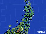 東北地方のアメダス実況(日照時間)(2023年11月12日)