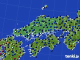 中国地方のアメダス実況(日照時間)(2023年11月12日)